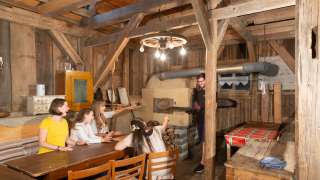 Backhaus mit Pizzaofen